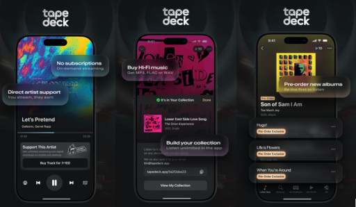 Zedge Launches Tapedeck: A Bold New Platform Putting the Power - and the Payout - Back in Artists' Hands