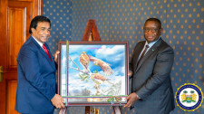 Excellency Dr Julius Maada Bio, President of Sierra Leone & His Excellency Prithvirajsing Roopun