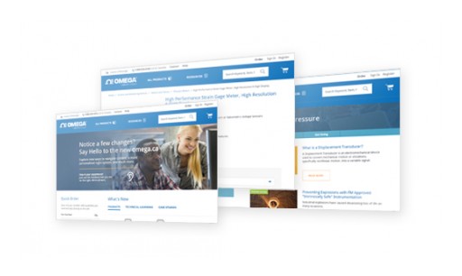 Omega Engineering Announces Launch of New Website