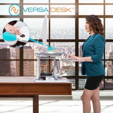 VersaDesk - Electric Push Button Adjustment