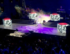 USHER performs Crash at the iHeartUSHER performance in New York City