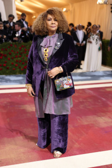 Julie Dash, Met Gala 2022 in a Tess Sholom necklace