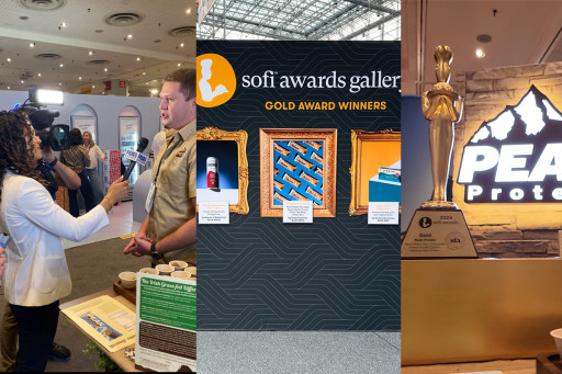 Peak Protein Wraps Up Successful Debut at Summer Fancy Foods Show, Celebrates Sofi Gold Award Win
