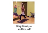 Take the packiT to the gym. No need for a lock