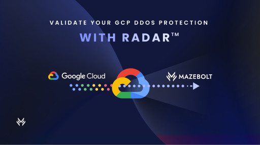MazeBolt Integrates RADAR(TM) Continuous DDoS Validation with Google Cloud, Providing Verification of DDoS Resilience
