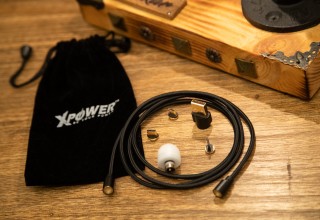 Cable with connector and LED light