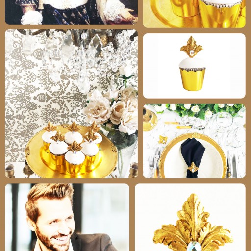 Laurine Defrène Introduces New Royal French Collection Wedding Cupcake Toppers