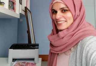 Farhat Amin, founder of The Muslim Sticker Company