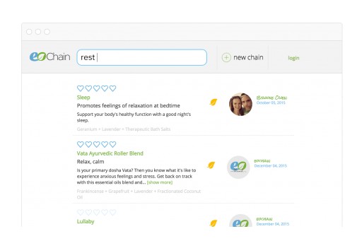 A New Search Engine for Essential Oils