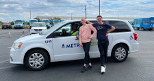 Spare Co-founders with CapMetro Access Driver
