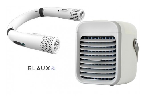 Blaux Portable AC + Wearable Air Cooling Fan Steal the Summer's Heat
