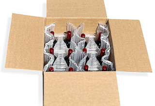 12-Bottle Air Cushion Shipper