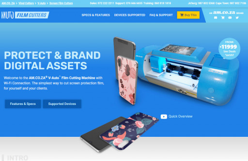 New Screen Protector Film Cutter Now Available From AM.CO.ZA