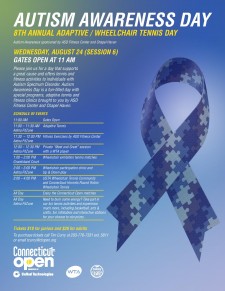 Autism Awareness Day at CT Open Tennis Tournament