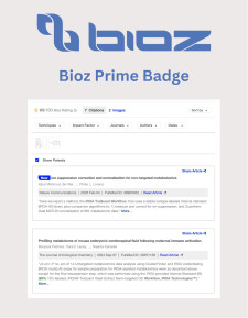 Bioz Prime Badge