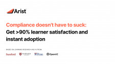 >90% learner satisfaction in compliance training