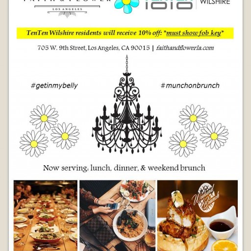 TENTEN Wilshire Downtown Lifestyle: 10% Off Faith & Flower