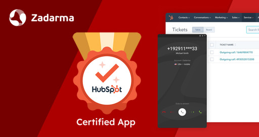 Zadarma Becomes Hubspot App Partner With a Certified Integration