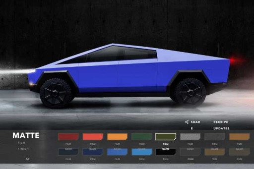 Wrapmate Launches Interactive Tesla Cybertruck Wraps Configurator