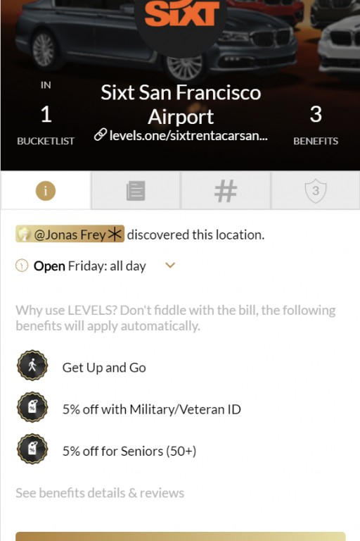 LEVELS App Announces Partnership With SIXT to Make Car Rental an Easier, More Luxurious Experience