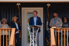 Kentucky Governor Andy Beshear with Local Leaders