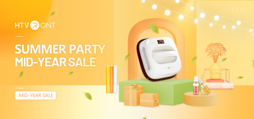HTVRONT is About to Throw a Summer Party, the Best Mid-Year Sale in 2023