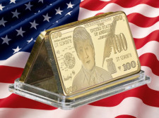 Trump $100 Gold Bar of 2025
