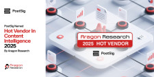 PostSig Named Hot Vendor in Content Intelligence 2025 by Aragon Research