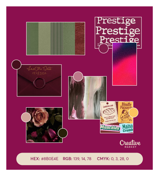 Creative Market Announces 'Mulberry Pie' as Fall's Color of the Season