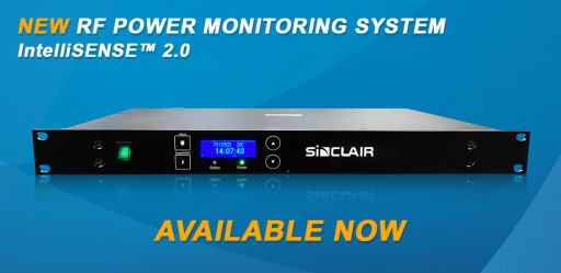 Sinclair Technologies Announces IntelliSENSE 2.0 RF Power Monitoring Solution