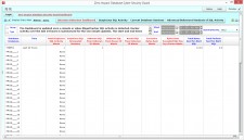 Dashboard Recap of Hacker Database Activity
