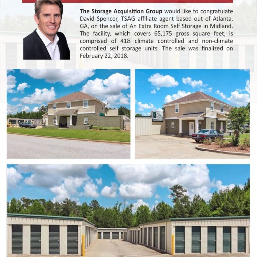 The Storage Acquisition Group Announces the Sale of An Extra Room Self Storage