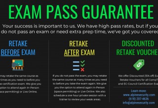 Alpine Security's Exam Pass Guarantee