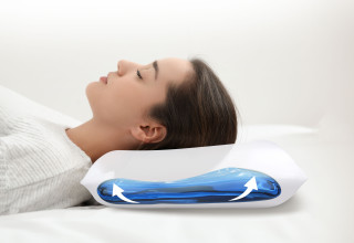Sleeping on Water Pillow