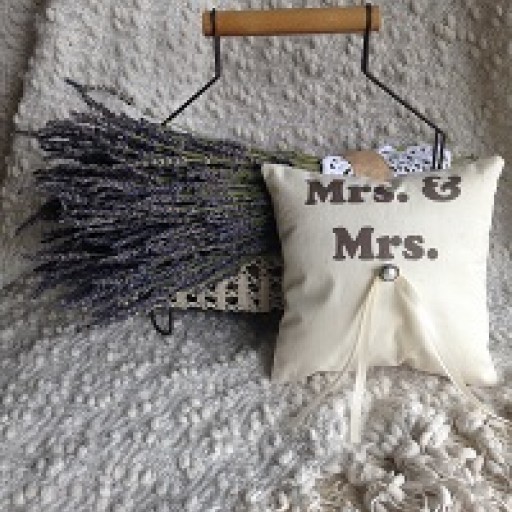Sauvie Island Lavender Farm Launches Wedding Ring Bearer Pillow Line for Straight and Same-Sex Couples