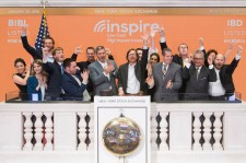Inspire Investing rings the New York Stock Exchange closing bell