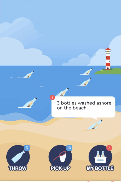 Positive Singles iOS App Optimizes Bottle Drift Feature