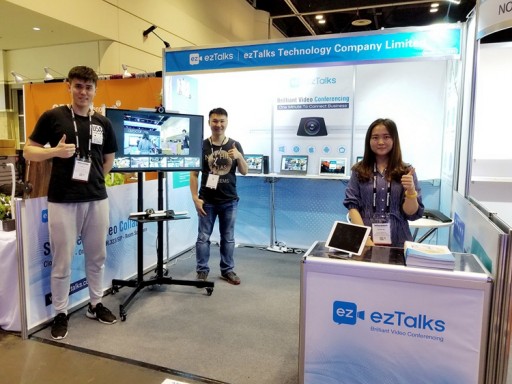 ezTalks Video Communication on the Road: InfoComm 2017