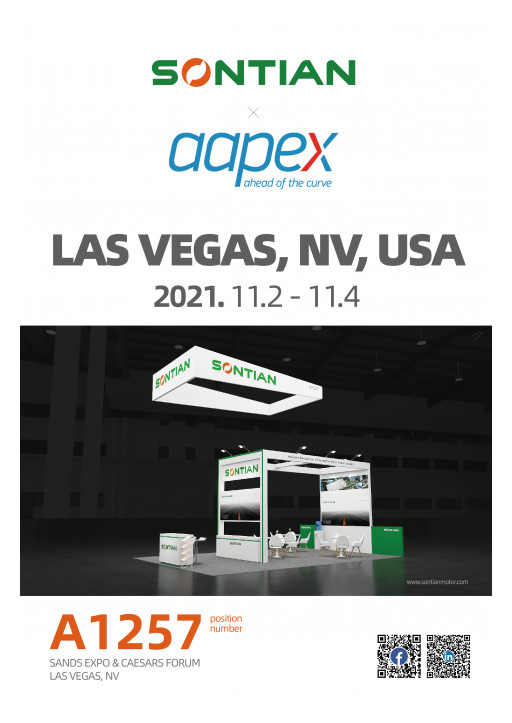 Top Automotive Motor Parts Manufacturer Sontian Announces Plan to Attend 2021 Year's AAPEX Automotive Products Expo
