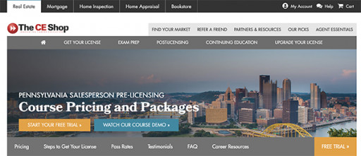 Pennsylvania Career-Seekers Can Now Launch Successful Real Estate Profession With Flexible, Self-Paced, Live Online Education From Trusted Industry Leader, The CE Shop