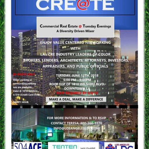 TENTEN Wilshire Rooftop: Commercial Real Estate Tuesday Mixer