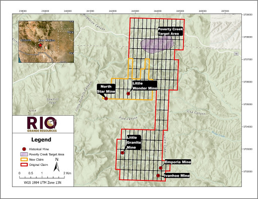 Rio Grande Resources Secures Historical North Star and Little Wonder Mines and Confirms Mineralization With Returned Samples of Up to 35.9 g/t Gold and 248 g/t Silver