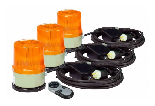 Larson Electronics Releases Remote Controlled LED Strobe Light Kit, 120-277V AC to 10-30V DC, 3 LEDs