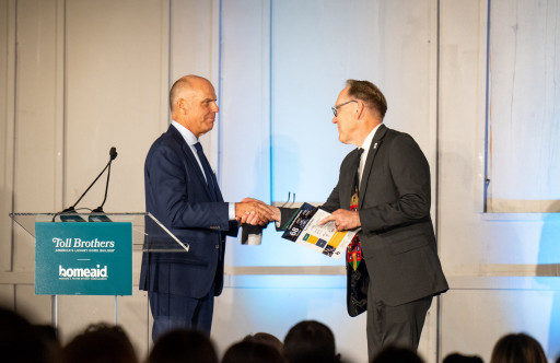 Toll Brothers Annual Gala Raises Over $1.2 Million for HomeAid to Help Build a Future Without Homelessness