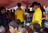Scientology Volunteer Ministers who are doctors, paramedics and nurses arrived from India, Pakistan and Australia to provide urgently needed medical care and first aid.