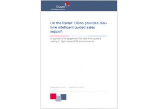Analyst Research: Olono provides real-time intelligent guided sales support