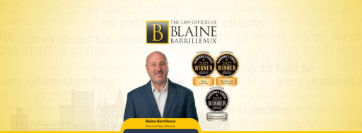 Acadiana Community Recognizes the Law Offices of Blaine Barrilleaux With Gold