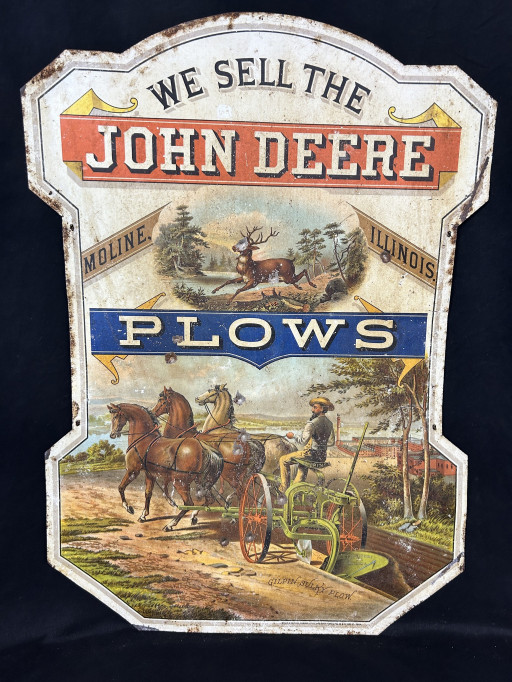 Rare and Historic John Deere Sign Discovered