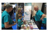 A mother, happy to introduce her daughter to the truth about drugs with the Foundation for a Drug-Free World booklets  
