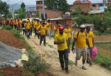 Scientology Volunteer Ministers traveled to remote villages to provide food, temporary shelter medical care and first aid.